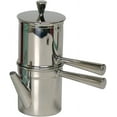 Ilsa Stainless Steel Neapolitan Coffee Maker with Spout, 6 Cup