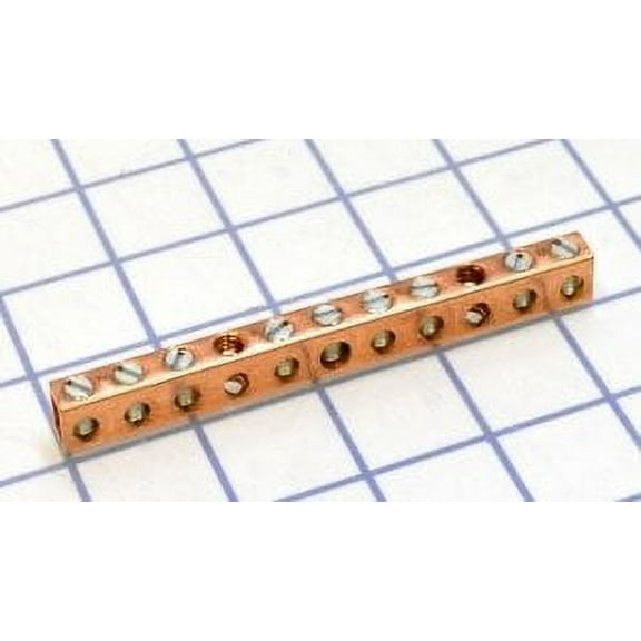 Ilsco D167-12 D167 GROUND BAR;CU MEC (12) 14