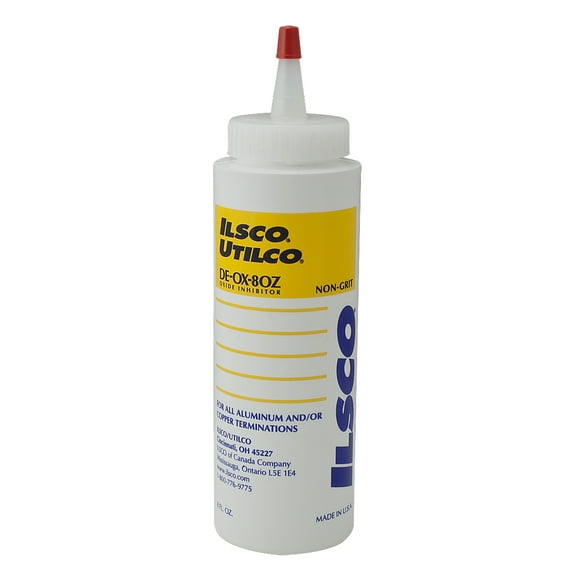 Ilsco DE-OX-8OZ Oxide Inhibitor Bottle 8 oz DE-OX