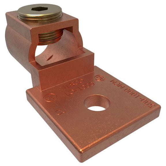 Ilsco LO-1000, 500 KCMIL to 1000 KCMIL Str, Mechanical Lug, 1 pc