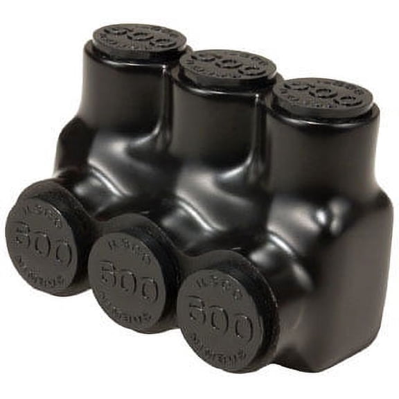 Ilsco PBTS-2-3/0 Insulated Multi-Tap Connector 3/0-6 AWG, 1 Side Entry, 2 Ports,