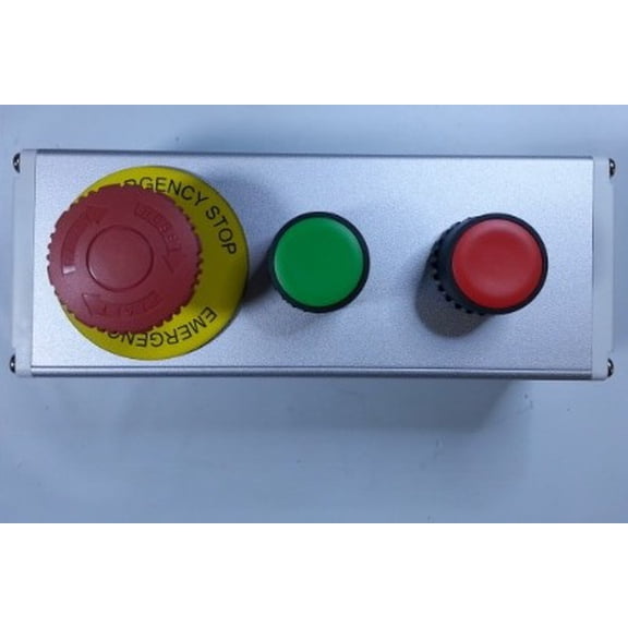 Red LED Emergency Stop Push Button Switch Station NO/NC 110/250VAC Light 110/220