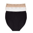 thumbnail image 1 of Ilusion Cotton Panty 3Pack French Cut ,High Rise Black, Nude And White -Medium, 1 of 5