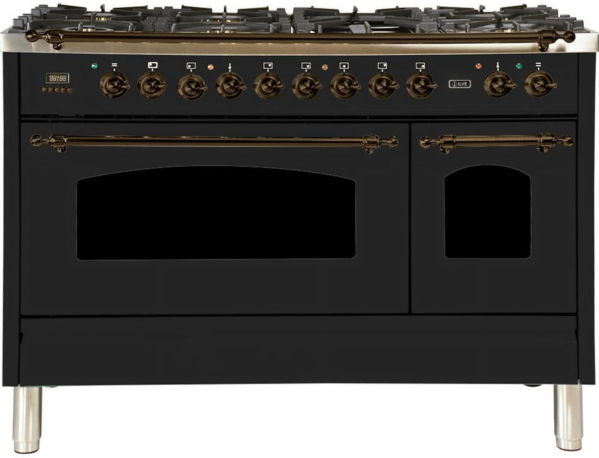 Ilve UPN120FDMPMYLP Nostalgie Series 48 Inch Dual Fuel Convection