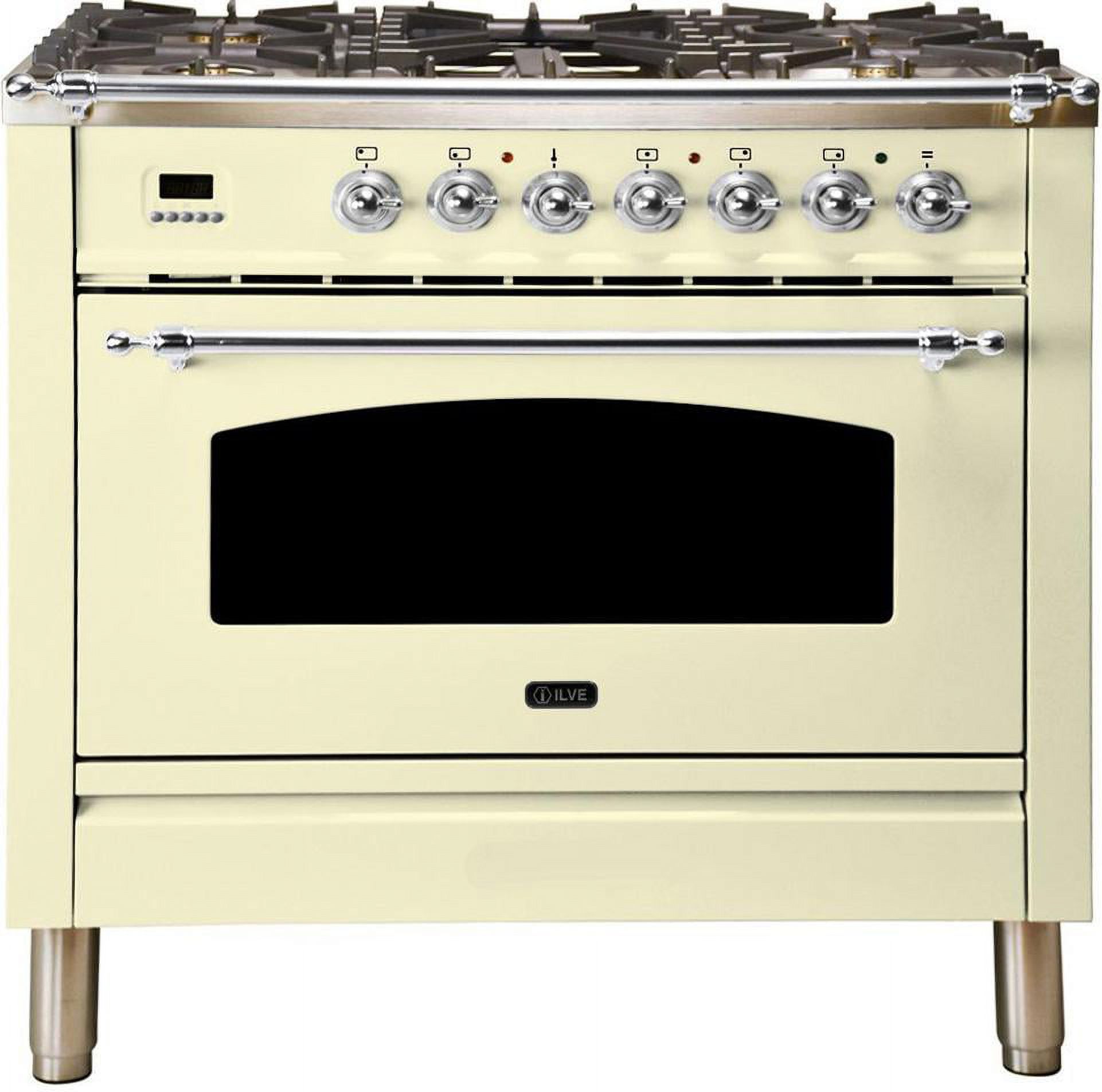 Ilve UPN90FDMPAX Nostalgie Series 36 Inch Dual Fuel Convection