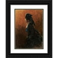 thumbnail image 1 of Ilya Efimovich Repin 11x14 Black Ornate Wood Framed Double Matted Museum Art Print Titled: Study for a Parisian Cafe (1875), 1 of 5