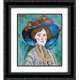 thumbnail image 1 of Ilya Mashkov 2x Matted 20x22 Black Ornate Framed Art Print 'The lady in the hat', 1 of 2