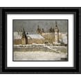 thumbnail image 1 of Ilya Mashkov 2x Matted 24x20 Black Ornate Framed Art Print 'Kremlin in winter', 1 of 2