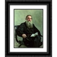 thumbnail image 1 of Ilya Repin 2x Matted 20x24 Black Ornate Framed Art Print 'Portrait of Leo Tolstoy', 1 of 2