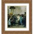 thumbnail image 1 of Ilya Repin 2x Matted 20x24 Gold Ornate Framed Art Print 'A Newspaper Seller in Paris', 1 of 2