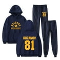 thumbnail image 1 of Ilya Rozanov 81 Hockey  hoodies suits Heated Rivalry merch  pocket drawstring sweatshirt men/women Strap sports pants, 1 of 6