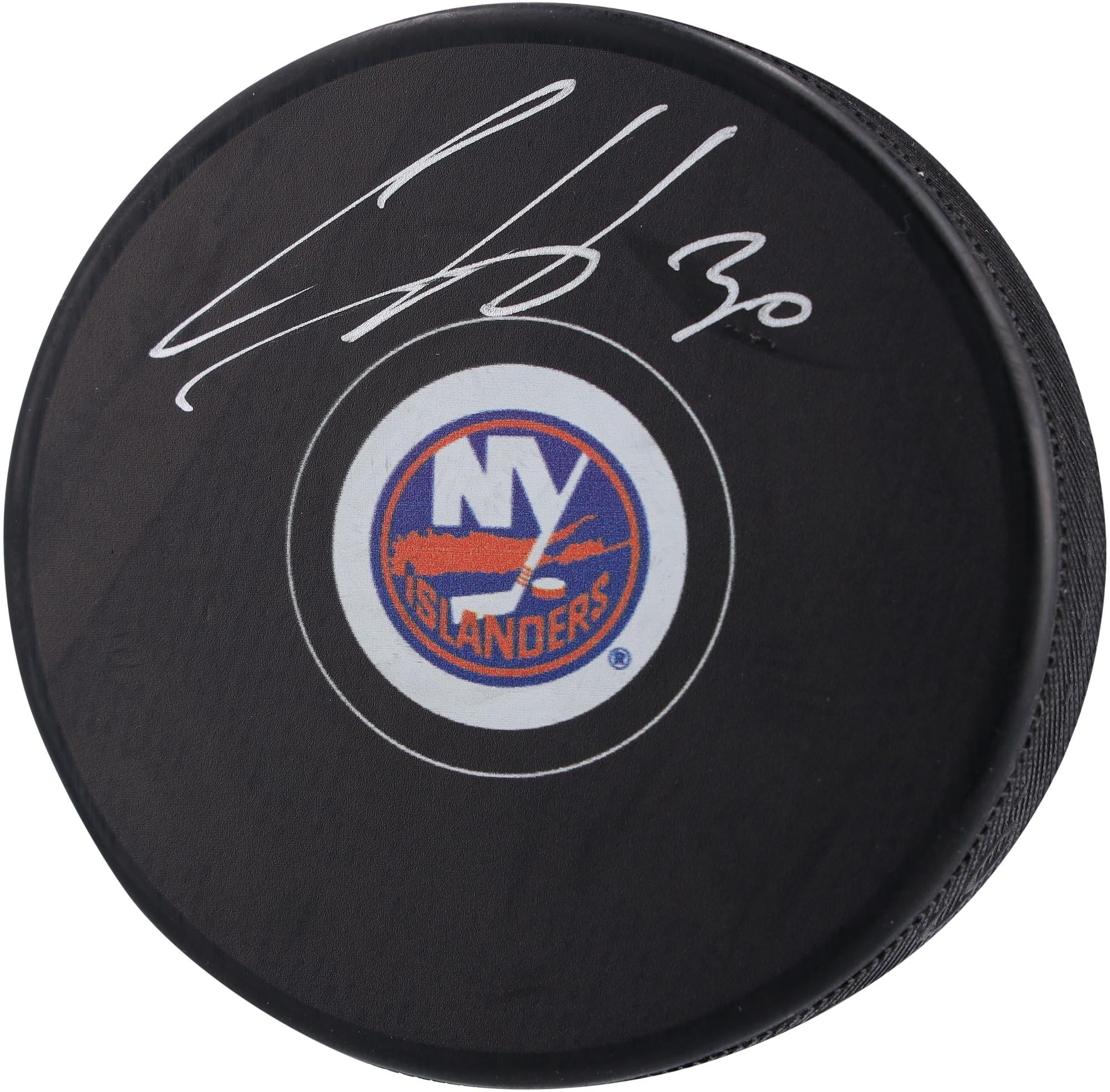 Ilya Sorokin New York Islanders Autographed Hockey Puck - Fanatics Authentic Certified