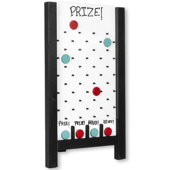 Ilyapa Board - Large Portable Prize Drop Game for Events and Trade Show - 14 x 24 Inch Single Sided - Wooden A-Frame Whiteboard Sign, Eraser