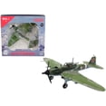thumbnail image 1 of Ilyushin IL-2M3 Sturmovik Aircraft #100 Green Camouflage "Piloted by Vasily Emelyanenko" Soviet Air Force 1/72 Diecast Model Airplane by Legion, 1 of 1