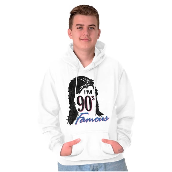 Im 90s Famous Retro Funny Gym Workout Hoodie Sweatshirt Women Men Brisco Brands L