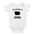 thumbnail image 1 of Im A Big Deal in Iowa Cute Baby Bodysuits Boy Girl Unisex, 1 of 5