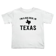 Im A Big Deal in Texas Cute Toddler T Shirts for Boys Girls White, Youth S