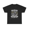 thumbnail image 1 of Im A Biker Motorcycle Life Freedom Road Humor Unisex T-Shirt, up to size 5XL, 1 of 2
