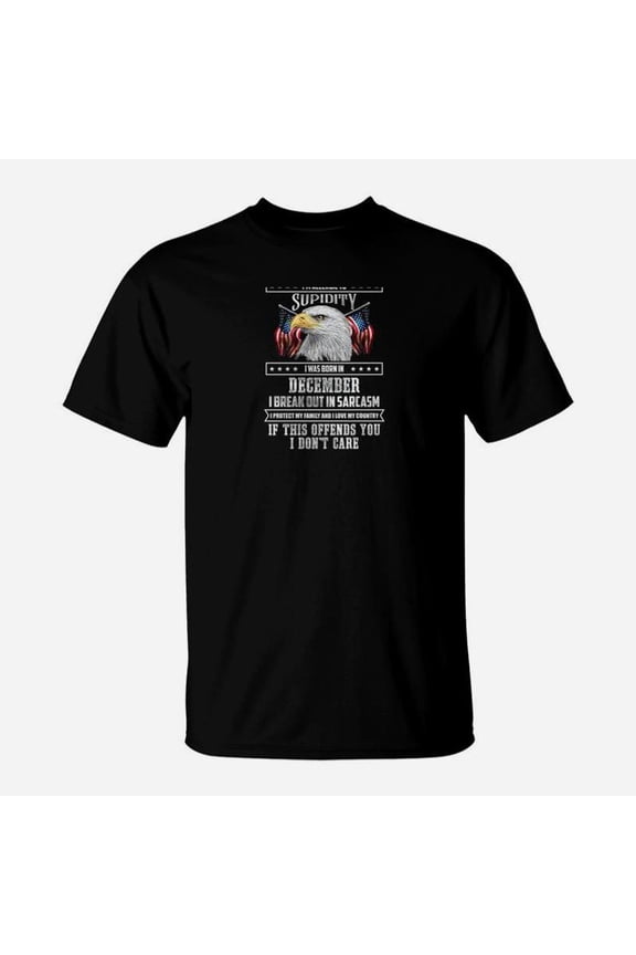 Im A Grumpy Old Man Born In December Fathers Day TShirt