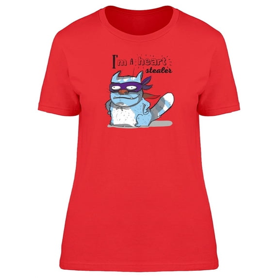 Im A Heart Stealer Fat Cat T-Shirt Women -Image by Shutterstock, Female XX-Large