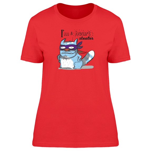 Im A Heart Stealer Fat Cat Tee Women's -Image by Shutterstock
