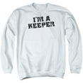 thumbnail image 1 of - Im A Keeper - Crewneck Sweatshirt - XXX-Large, 1 of 2