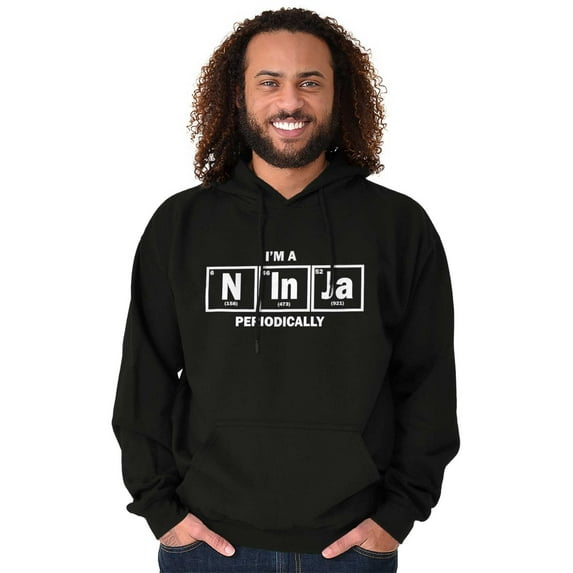 Im A Ninja Periodically Science Nerd Hoodie Sweatshirt Women Men Brisco Brands S