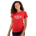 thumbnail image 1 of Im A Ninja Periodically Science Nerd Womens Slim Fit Graphic Tee Brisco Brands M, 1 of 5