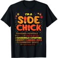 thumbnail image 1 of Im A Side Chick Thanksgiving Day Funny Turkey Leg Autumn T-Shirt, 1 of 4