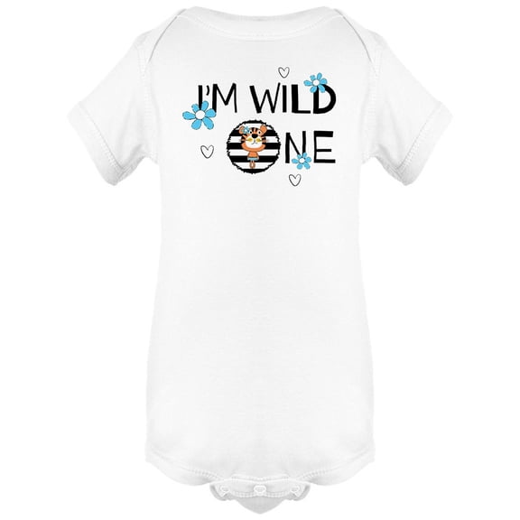 "Im A Wild One" Bodysuit Infant -Image by Shutterstock,  Newborn