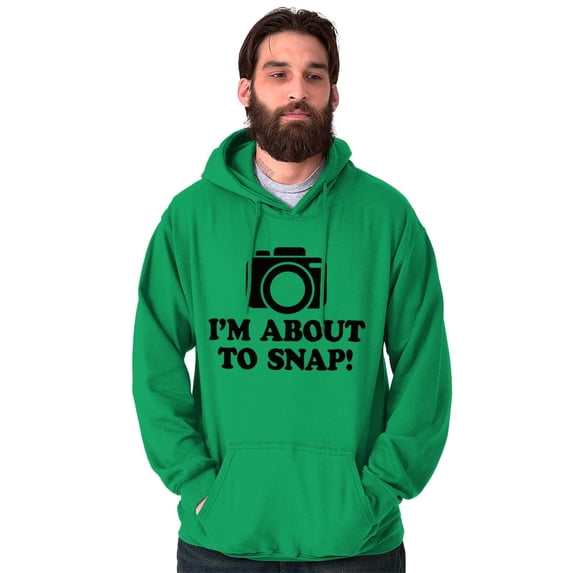 Im About Snap Funny Photography Pun Hoodie Sweatshirt Women Men Brisco Brands S