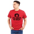 thumbnail image 1 of Im About Snap Funny Photography Pun Men's Graphic T Shirt Tees Brisco Brands M, 1 of 6