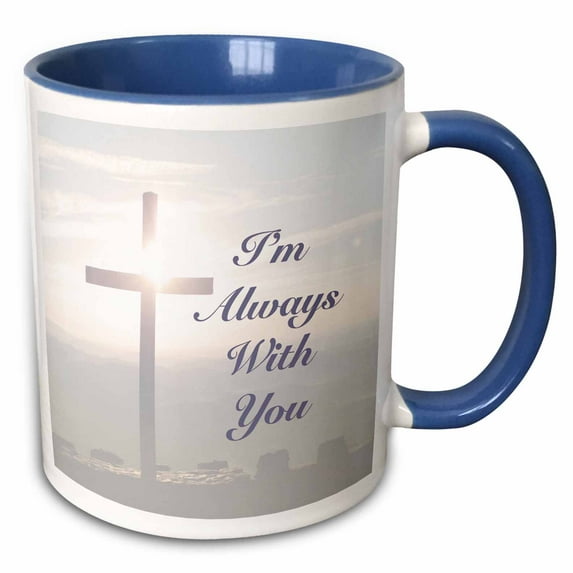 Im Always With You on a photo taken at Pretty Place in South Carolina. 15oz Two-Tone Blue Mug mug-327726-11