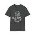 thumbnail image 1 of Im An Adult Not Like A Real, Gildan Unisex T-Shirt, Graphic Tee, S-3XL, 1 of 3