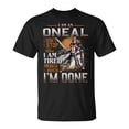 thumbnail image 1 of Im An Oneal I Dont Stop When I Am Tired I Stop When Im Done TShirt, 1 of 6