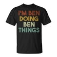 thumbnail image 1 of Im Ben Doing Ben Things First Name Ben TShirt, 1 of 6