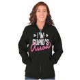 thumbnail image 1 of Im Cupids Arrow Funny Valentines Day Zip Hoodie Sweatshirt Women Brisco Brands S, 1 of 6