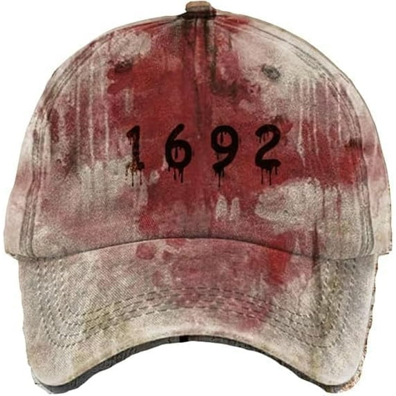 Im Fine Baseball Cap, Bloody Halloween Hat, Adjustable Funny Halloween Hats, Women Men Unisex Cap for Halloween Party