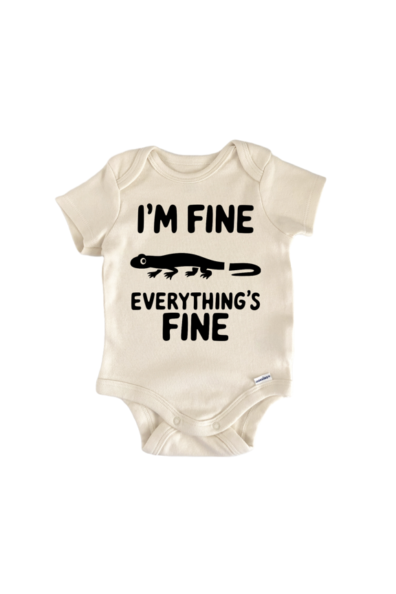 Im Fine Lizard Reptile - Baby Bodysuit