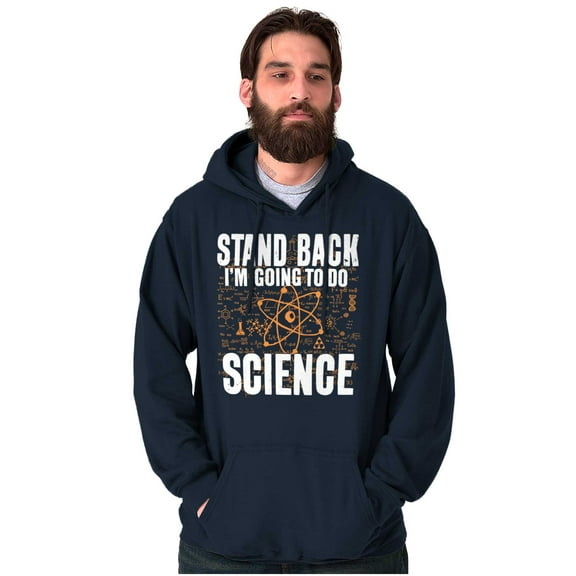 Im Going Do Science Funny Nerdy Geeky Unisex Plus Fleece Graphic Hoodie Brisco Brands 2X
