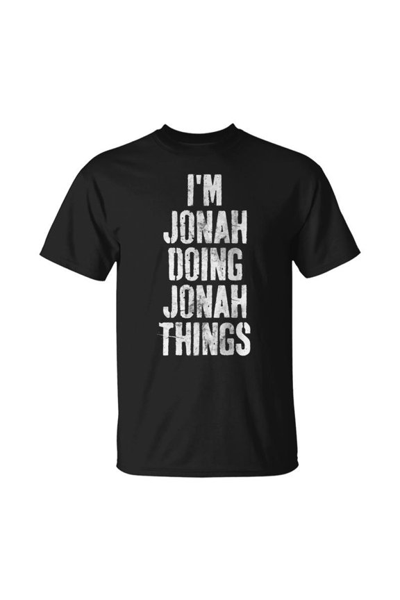 Im Jonah Doing Jonah Things Personalized First Name TShirt