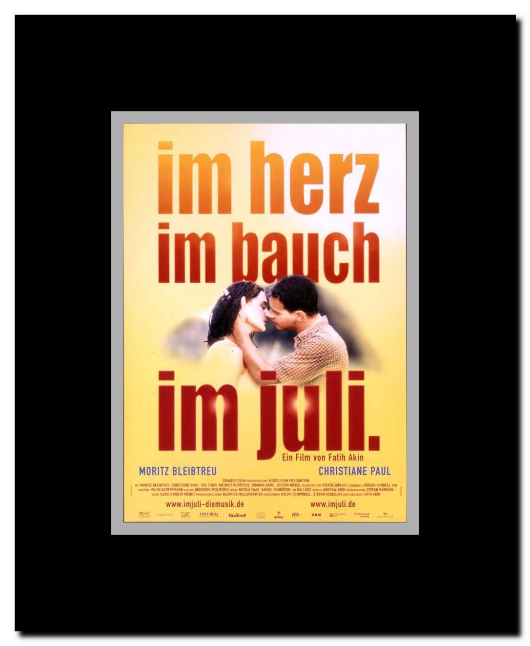 Im Juli. Framed Movie Poster