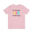 thumbnail image 1 of Im Just Here for my Peeps Easter Shirt Unisex Jersey Short Sleeve Tee, 1 of 10