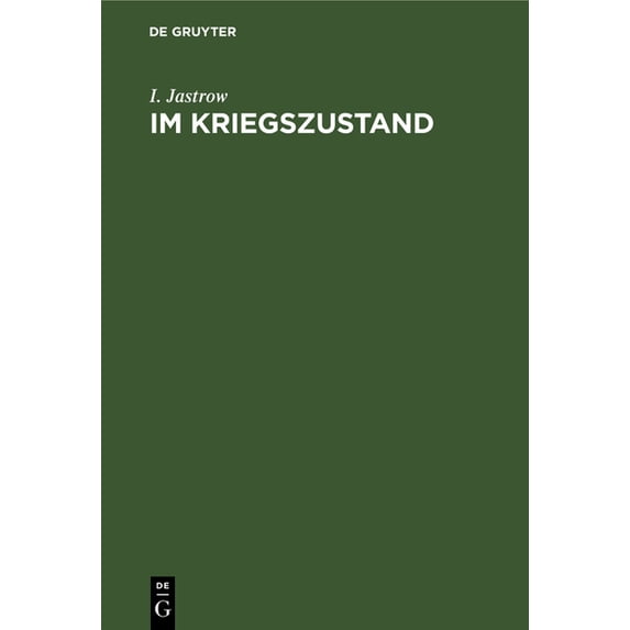 Im Kriegszustand, (Hardcover)