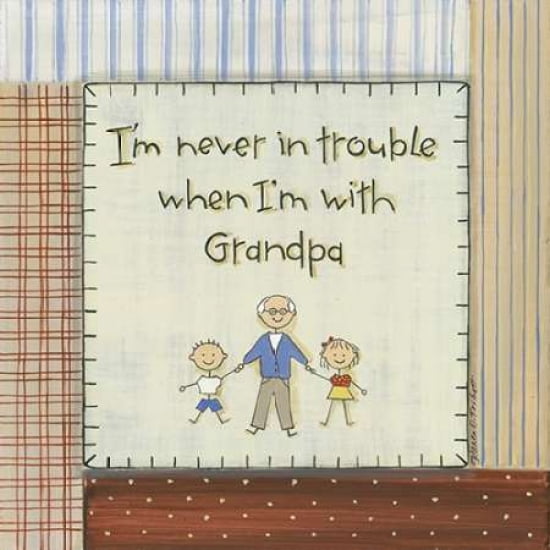 Im Never in Trouble Canvas Art - Karen Tribbet (24 x 24)