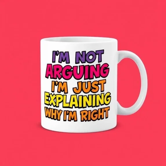 Im Not Arguing Im Explaining Why Im Right Mug Funny Office Humor Coffee ...