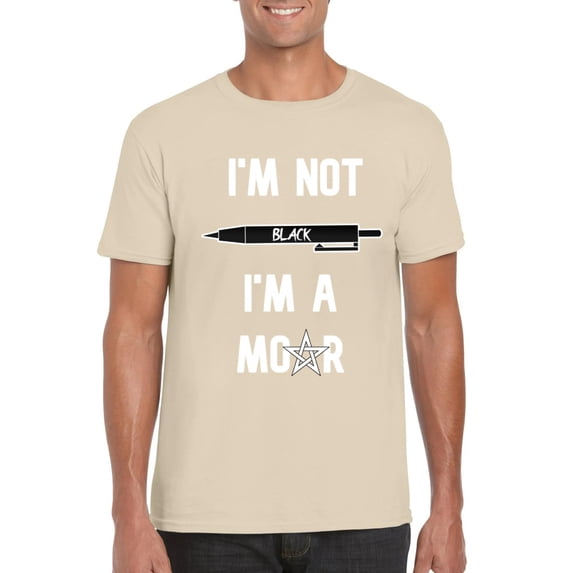 Im Not Black Im A Moor Heritage Pride Roots Ancestry Truth T-Shirt, for men & women, up to size 5XL