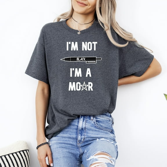 Im Not Black Im A Moor Heritage Pride Roots Ancestry Truth T-Shirt, for men & women, up to size 5XL
