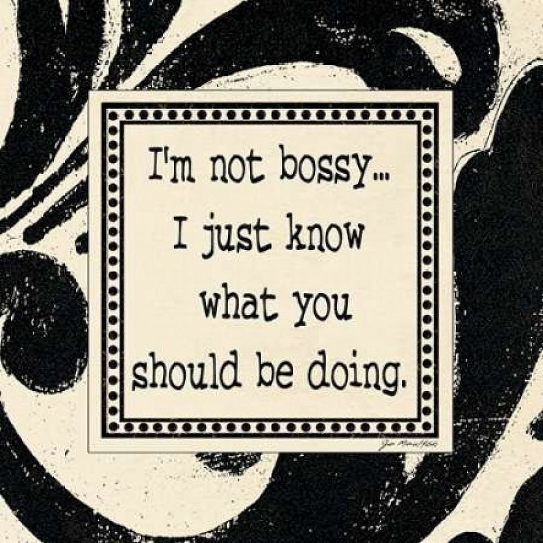 Im Not Busy Canvas Art - Jo Moulton (24 x 24)