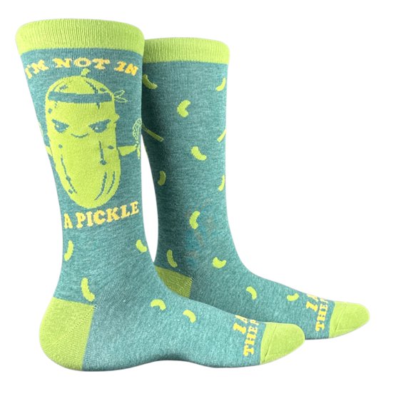 Im Not In A Pickle I Am The Pickle Socks Funny Footwear For Men